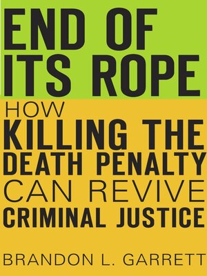 cover image of End of Its Rope